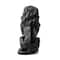 Glitzhome® 21" Black Sitting Lion Garden Statue